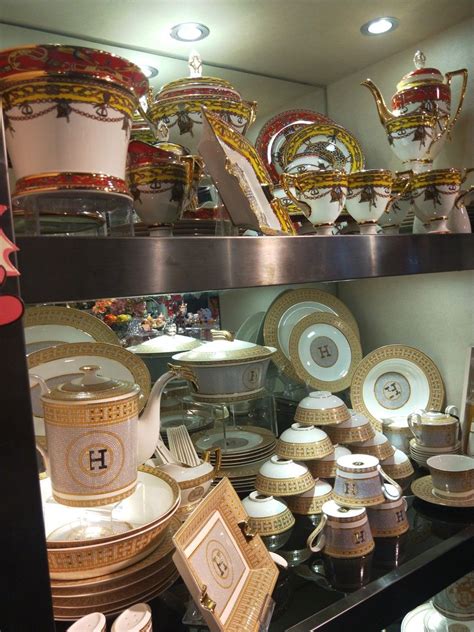 hermes plates wedding registry los angeles|Hermes tableware for sale.